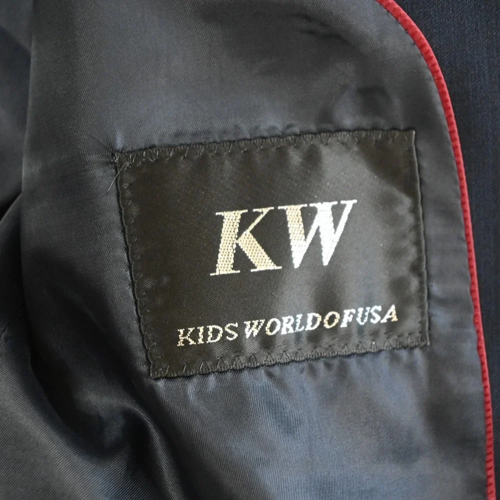 Boys Size 20 30x32 Navy Blue Expander Waist 3 Piece‎ Vest Pants Jacket Suit